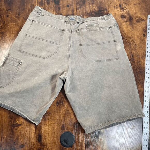 DINER MEN'S SHORTS BROWN‎ SIZE 38 DENIUM CANVAS BERMUDA OUTDOOR WORK (READ) - Picture 11 of 11